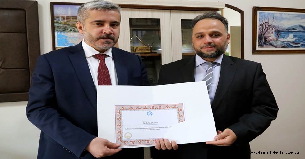 DOÇ. DR. GÜROL YILDIRIM’A TEŞEKKÜR ZİYARETİ