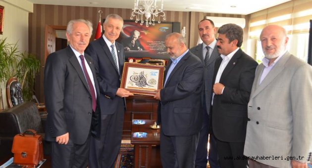 ESKİ RİZE MİLLETVEKİLİ ŞEVKİ YILMAZDAN AKSARAY SGİM’ E ZİYARET