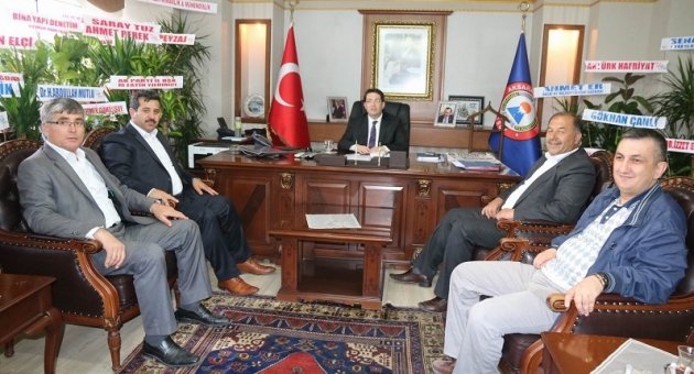 ESKİL HEYETİNDEN BAŞKAN YAZGI’YA HAYIRLI OLSUN ZİYARETİ