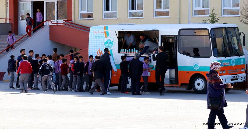 HACI KERİM YARDIMLI İMAM-HATİP ORTAOKULU ÖĞRENCİLERİNE SICAK ÇORBA