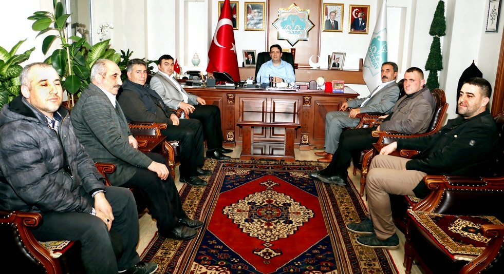 HAL KOMİSYONCULAR DERNEĞİNDEN BAŞKAN YAZGI’YA ZİYARET