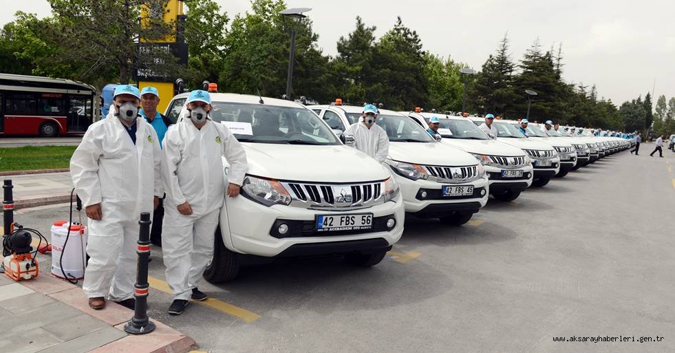 İLAÇLAMA SEZONU KONYA DA BAŞLADI