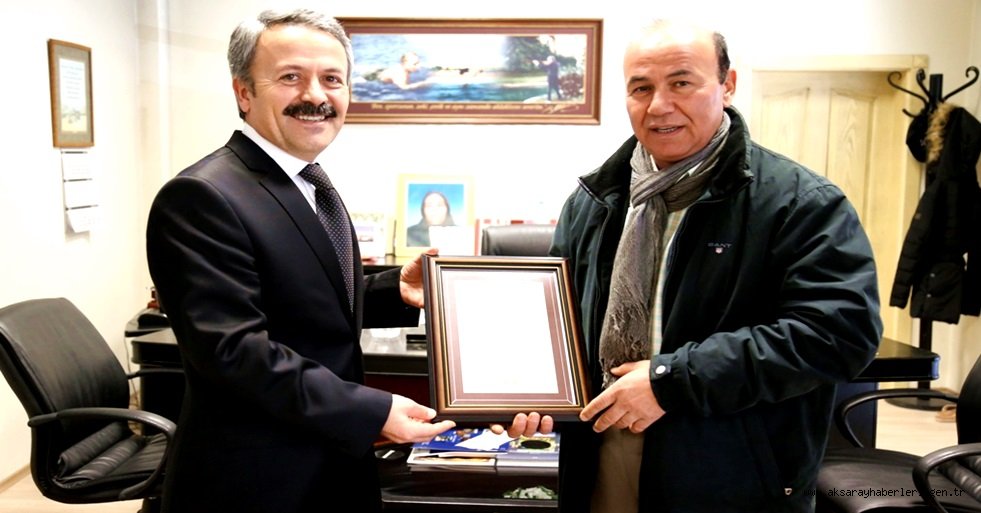 İŞADAMI ÖZEL’E “TEŞEKKÜR BERATI”