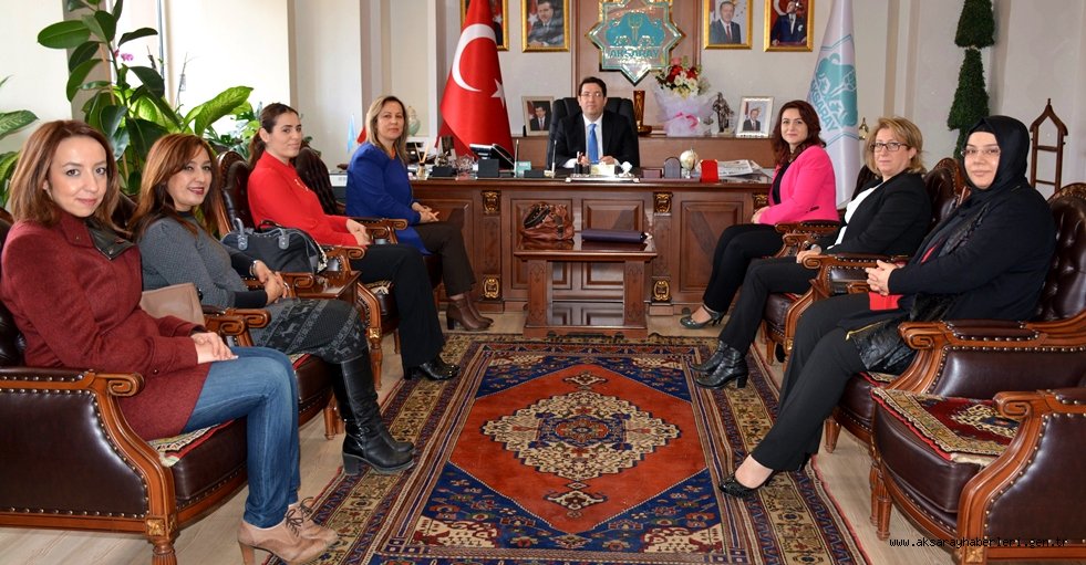 KADIN GİRİŞİMCİLER KURULU YÖNETİMİ, İLK ZİYARETİNİ BELEDİYE BAŞKANI YAZGI’YA YAPTI