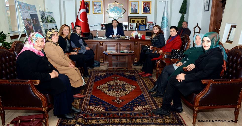 KADIN KOLLARI YÖNETİMİNDEN BAŞKAN YAZGI’YA ZİYARET