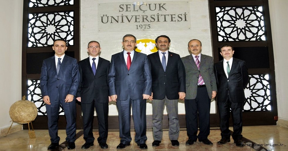 KAMU BASINI TEMSİLCİLERİ REKTÖR ŞAHİN’İ ZİYARET ETTİ