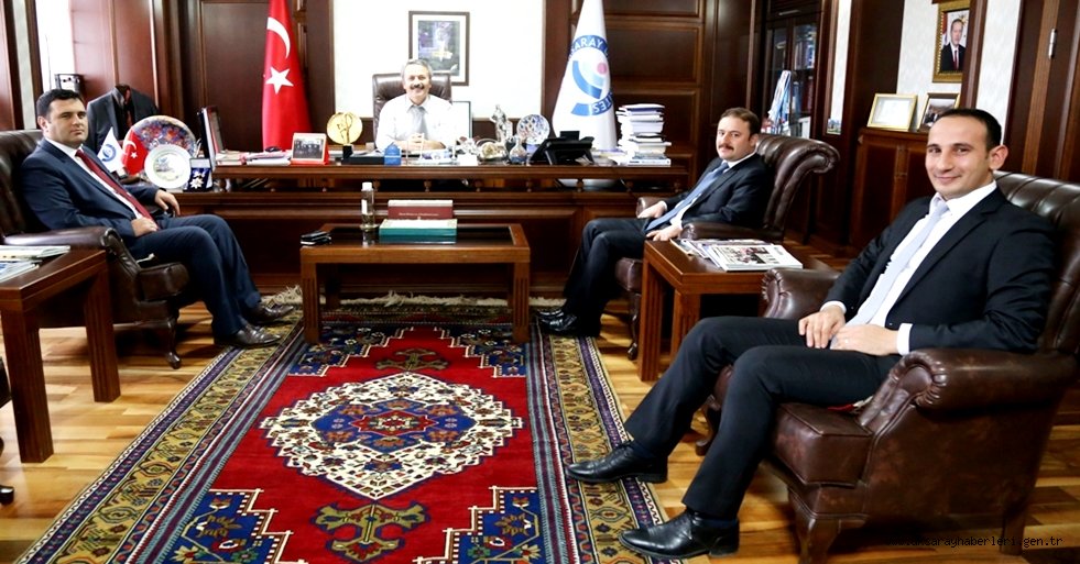 KAYMAKAMLARDAN REKTÖR ACAR’A ZİYARET