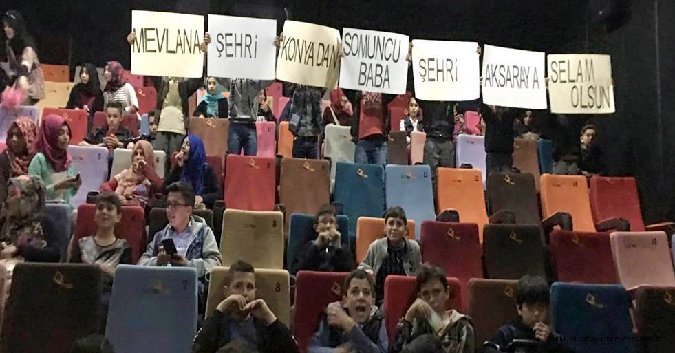 KONYALI ÖĞRENCİLERDEN AKSARAY’A ANLAMLI MESAJ