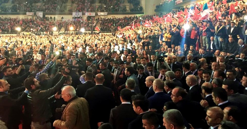 MHP AKSARAY İL TEŞKİLATI ARENADA ÜLKÜDAŞLARI İLE BULUŞTU