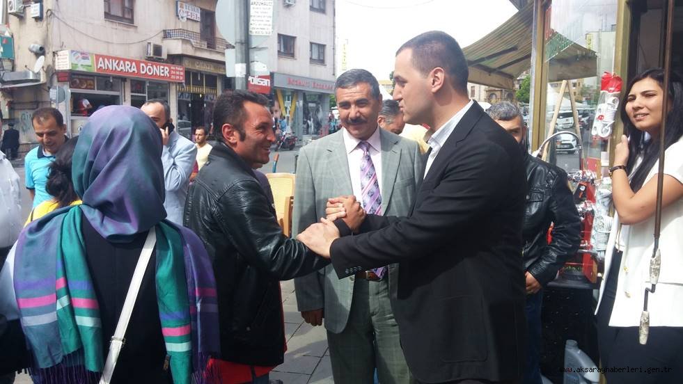 MHP AKSARAY MİLLETVEKİLİ ADAYLARI ESNAF ZİYARETLERİNE DEVAM EDİYOR