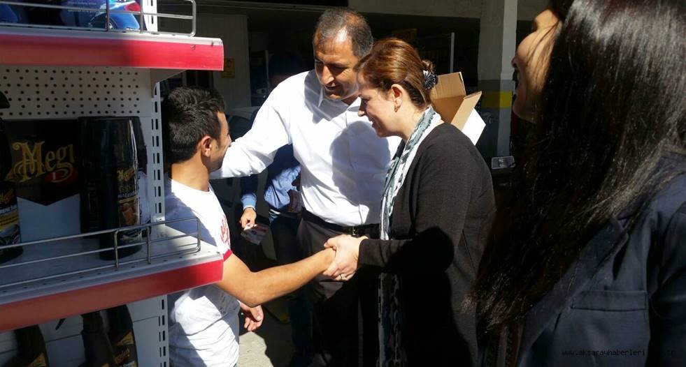 MHP AKSARAY MİLLETVEKİLİ ADAYLARI NİLGÜN TOSUN VE AYŞE DENİZ AY'DAN SANAYİ ÇIKARTMASI