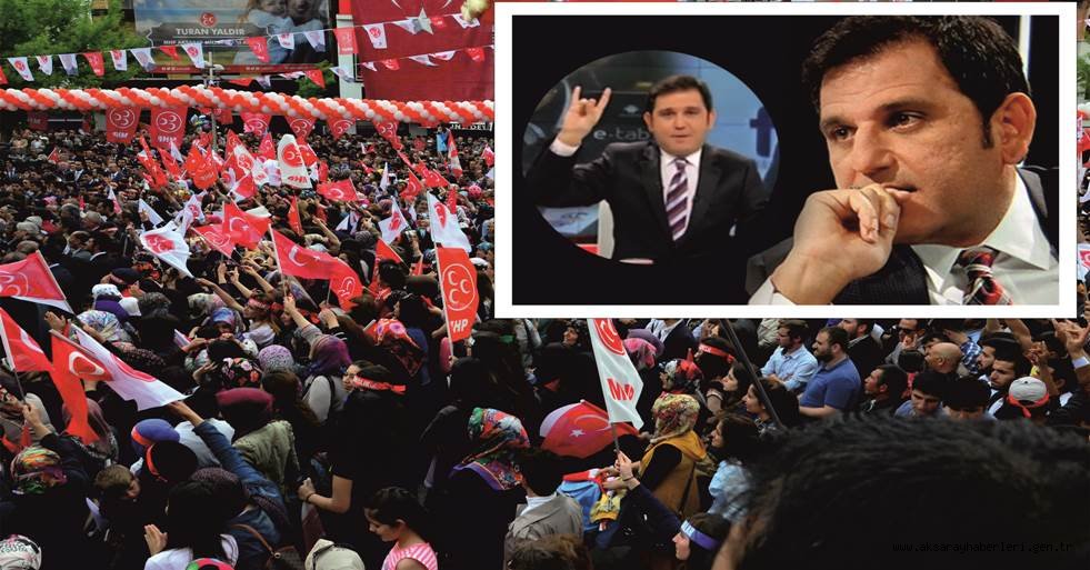 MHP AKSARAY MİTİNGİ ULUSAL KANALLARDA DA SES GETİRDİ