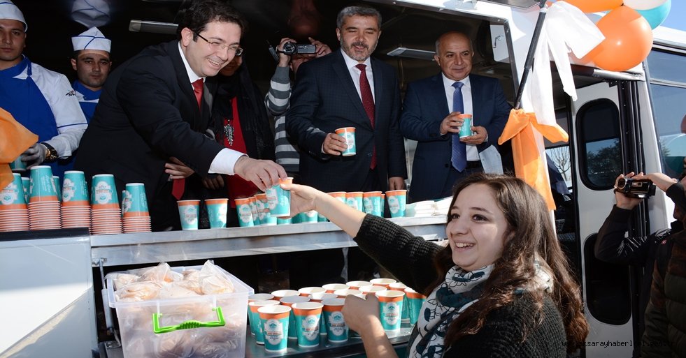MOBİL ÇORBA EVİ HİZMETE BAŞLADI