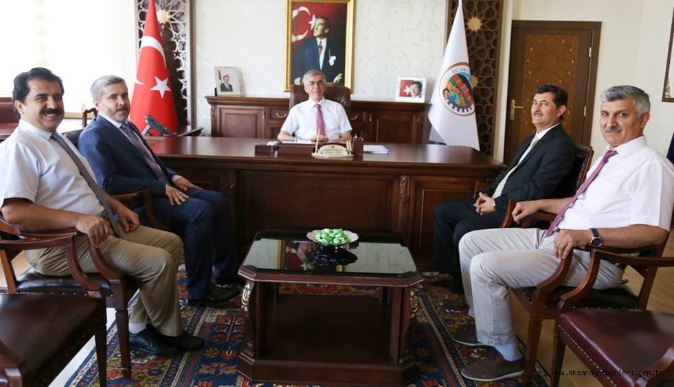 REKTÖR ŞAHİN’DEN VALİ ATAKLI’YA İADE-İ ZİYARET