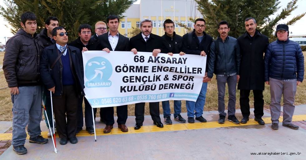 REKTÖR ŞAHİN 'ENGELSİZ BİR KAMPÜS İÇİN ÇALIŞIYORUZ'