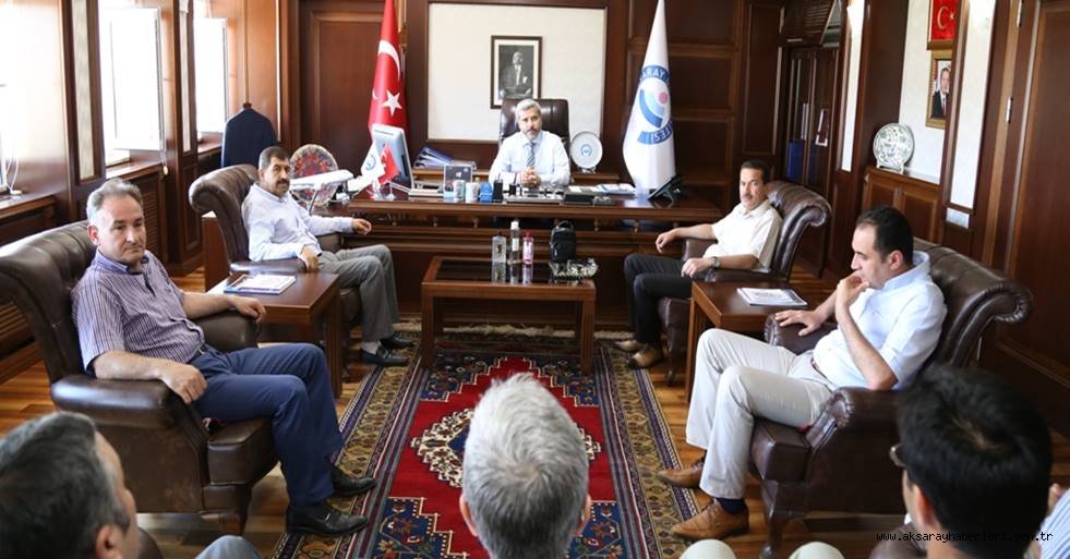 REKTÖR ŞAHİN’İ TEBRİK ZİYARETLERİ SÜRÜYOR