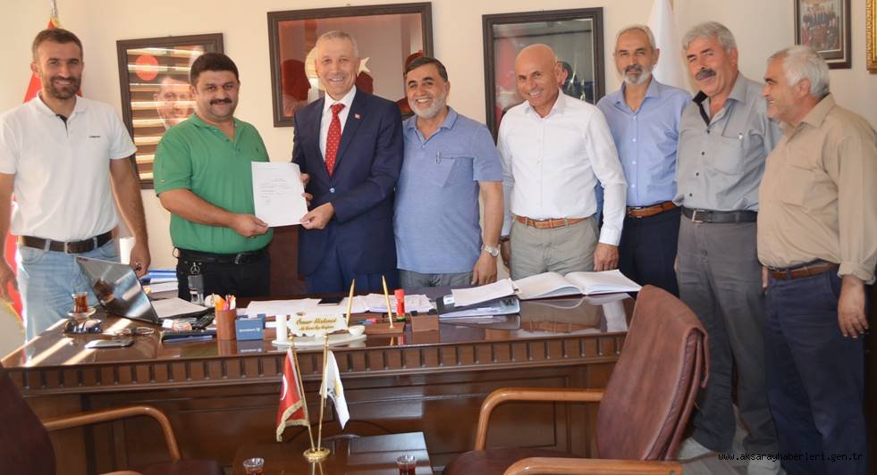 SAFFET ÇALIŞKAN ADAY ADAYLIĞI BAŞVURUSUNU YAPTI