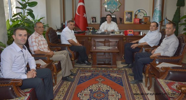 SARIYAHŞİ BELEDİYE BAŞKANI FATİH ÜNSAL VE TEŞKİLATI BAŞKAN YAZGI’YI ZİYARET ETTİ
