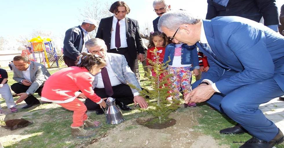 SULTANHANI BELDESİNE DEV ORMAN KURULUYOR