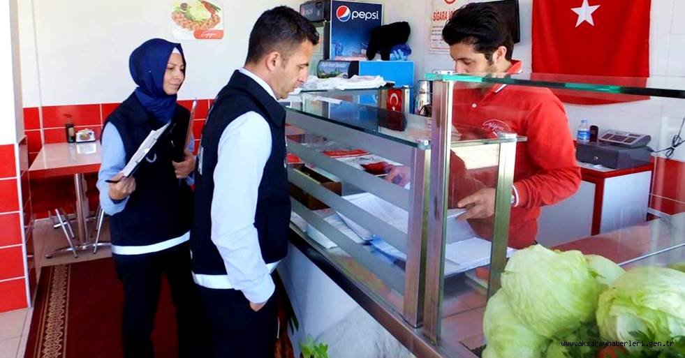 SULTANHANI BELEDİYESİ'NDEN İŞ YERLERİNE HİJYEN DENETİMİ