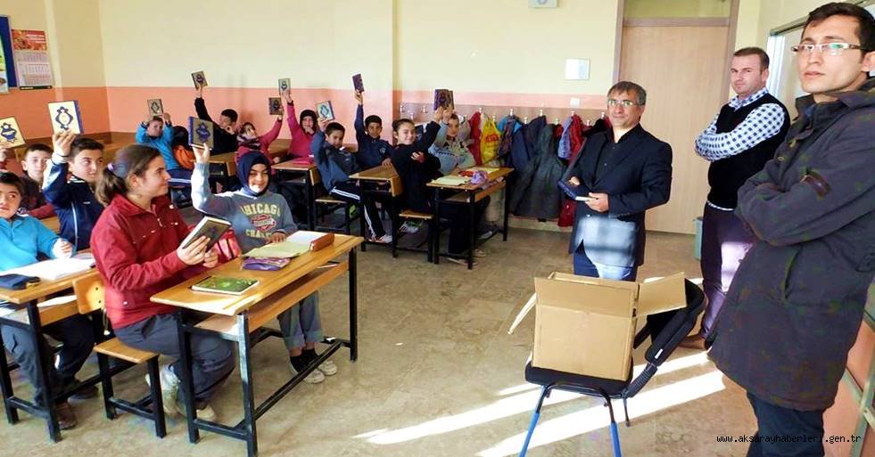 SULTANHANI’NDA ‘HER ÖĞRENCİYE BİR KUR’AN-I KERİM’ KAMPANYASI