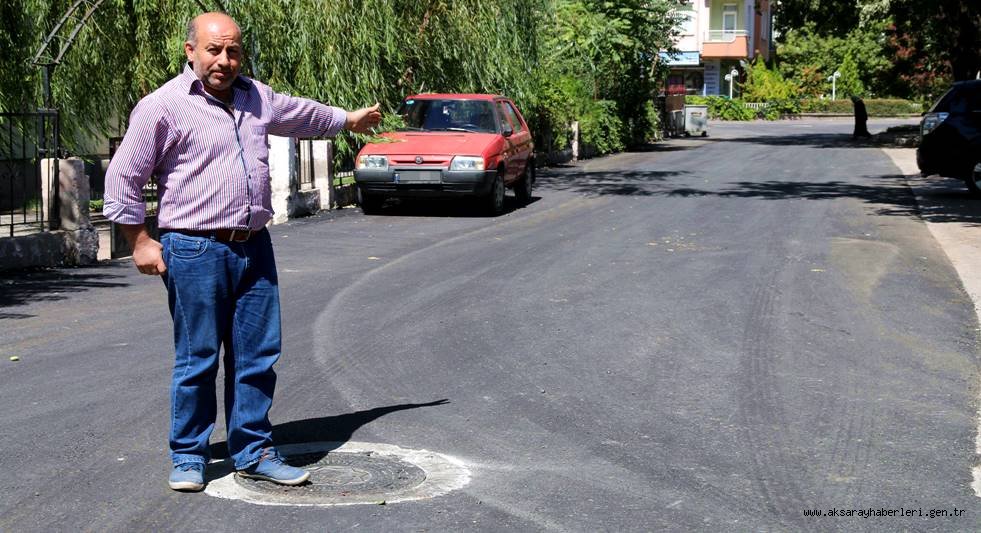 TAŞPAZAR MAHALLESİNDE ASFALT SEVİNCİ