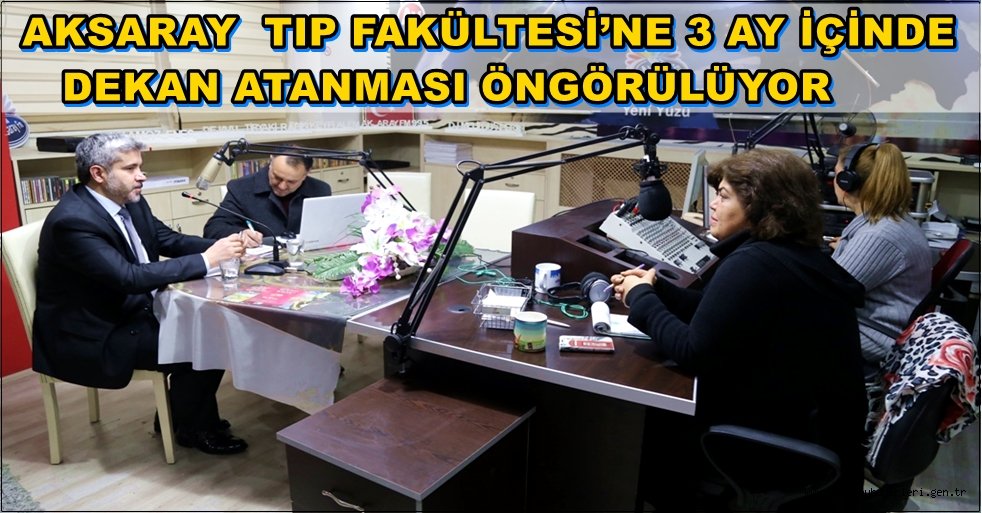 TIP FAKÜLTESİ’NE 3 AY İÇİNDE DEKAN ATANMASI ÖNGÖRÜLÜYOR