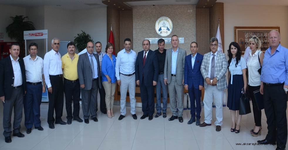 TISİAD ÜYELERİ ATSO’YU ZİYARET ETTİ