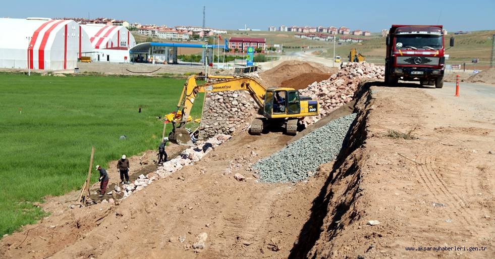 TOKİ- AKİN KAVŞAĞINDA ÇALIŞMALAR ARALIKSIZ SÜRÜYOR 