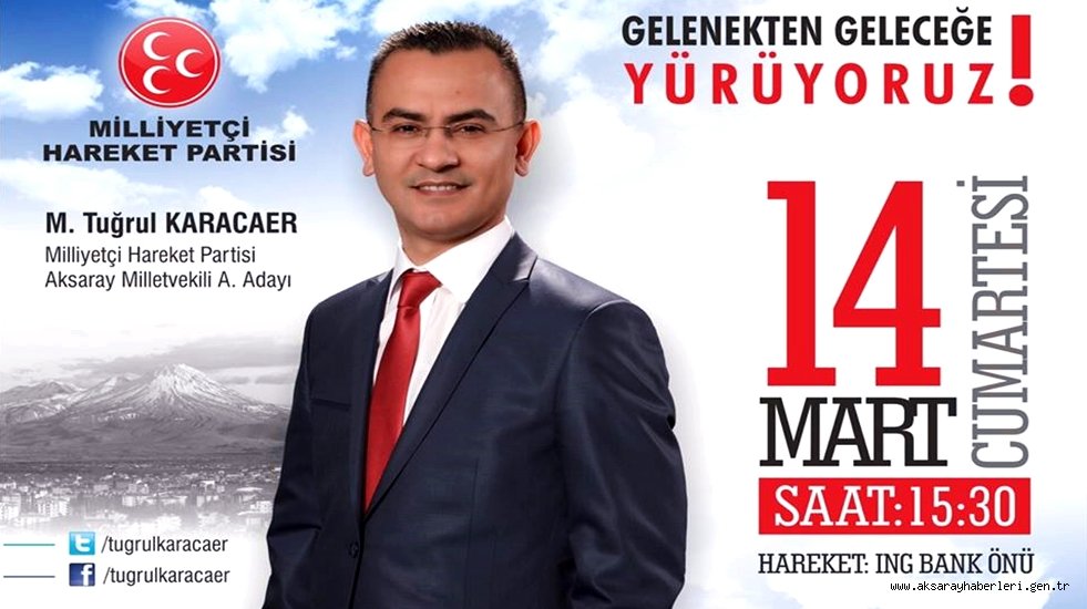 TUĞRUL KARACAER ADAY ADAYLIĞINI AÇIKLIYOR