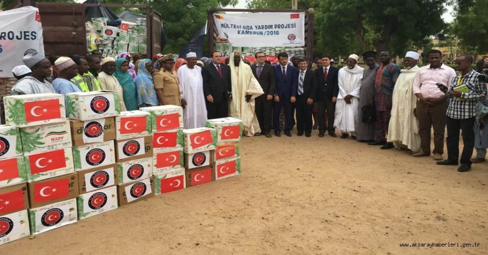 TÜRKİYE'DEN KAMERUN'DA BULUNAN SIĞINMACILARA İNSANİ YARDIM