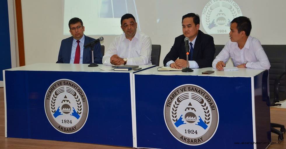 TÜRKİYE -  VİETNAM İŞ BİRLİĞİ SEMİNERİ ATSO’DA YAPILDI