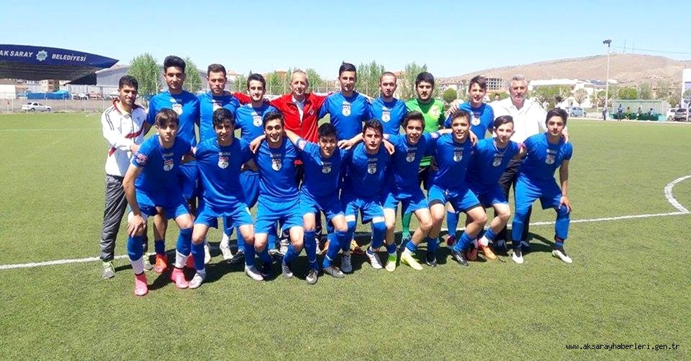 U19 FUTBOL LİGİNDE ŞAMPİYON AKSARAY BELEDİYE SPOR