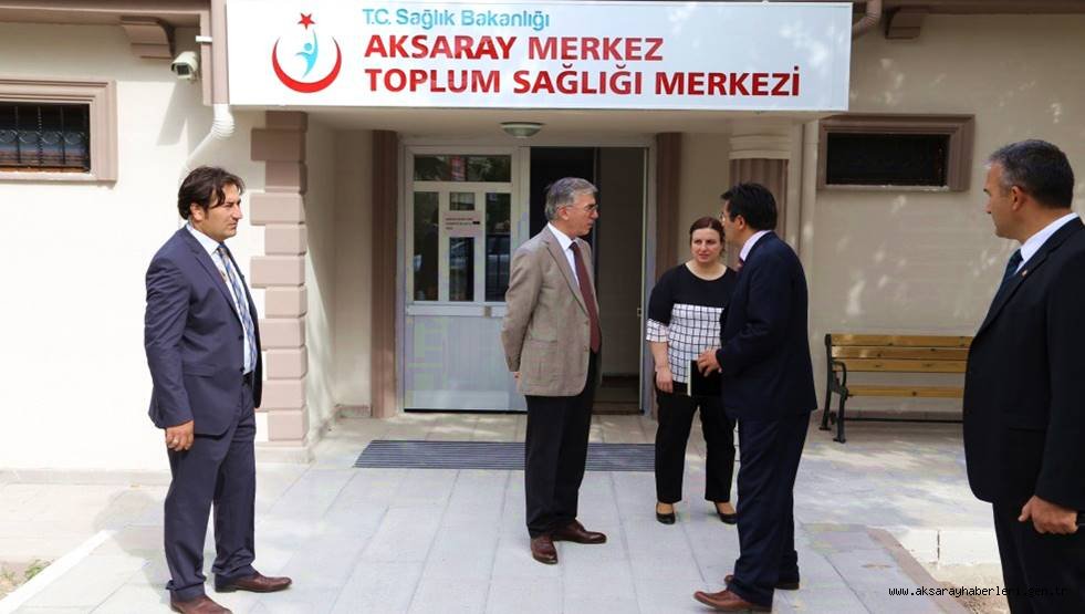 VALİ ŞEREF ATAKLI AİLE SAĞLIĞI MERKEZLERİ VE TOPLUM SAĞLIĞI MERKEZİNDE İNCELEMEDE BULUNDU