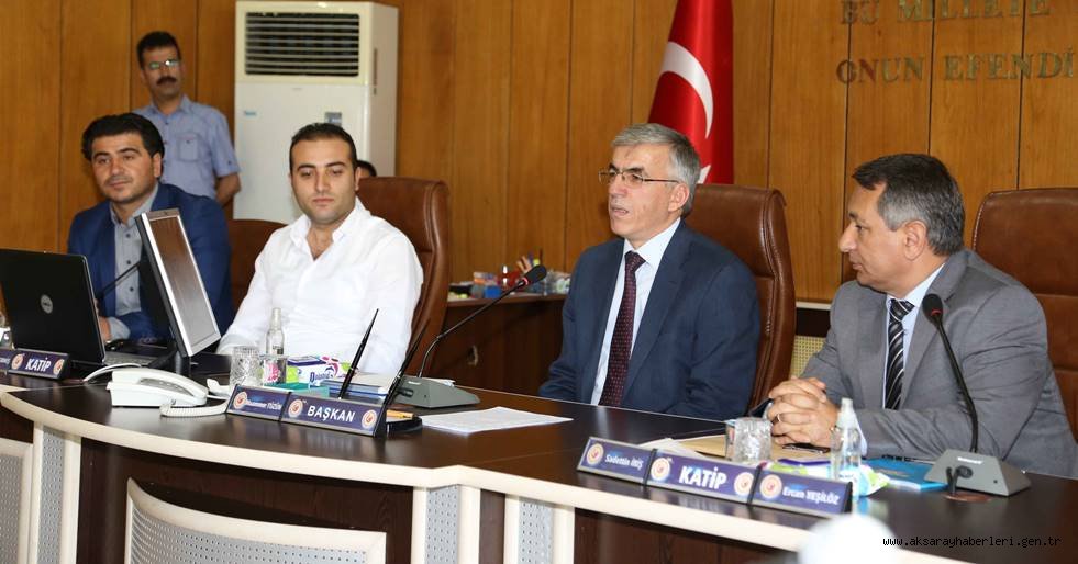 VALİ ŞEREF ATAKLI İL GENEL MECLİSİNİ ZİYARET ETTİ