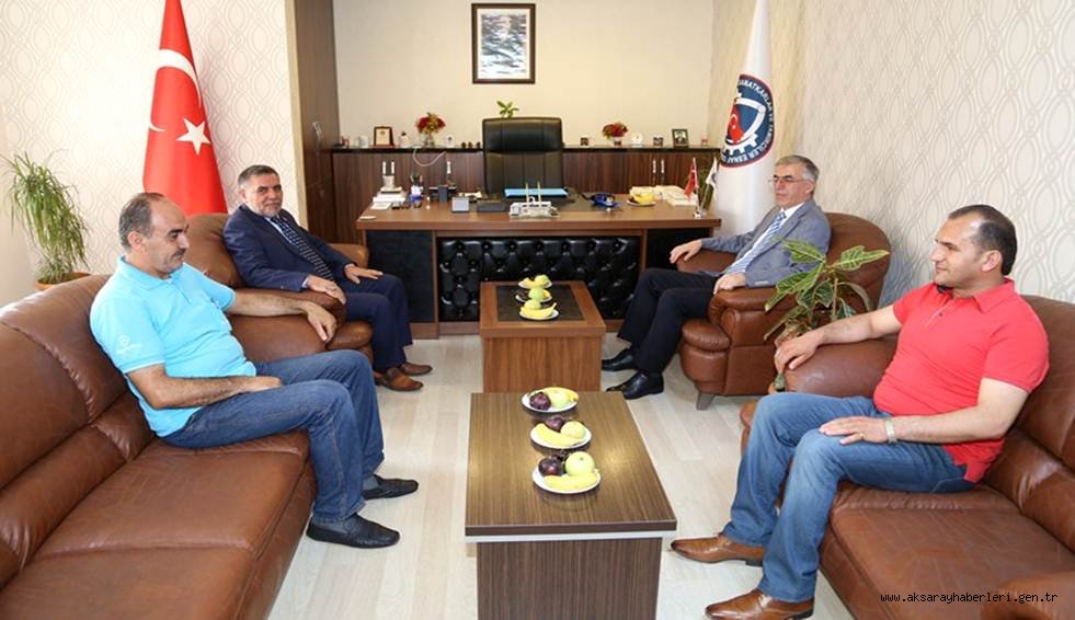VALİ ŞEREF ATAKLI MADENİ SANATKÂRLAR VE TAMİRCİLER ODASINI ZİYARET ETTİ