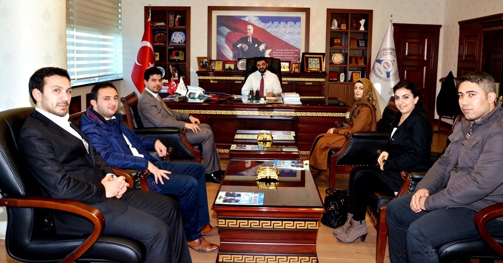 VİZYON GENÇLİK ATSO BAŞKANI AHMET KOÇAŞ’I ZİYARET ETTİ