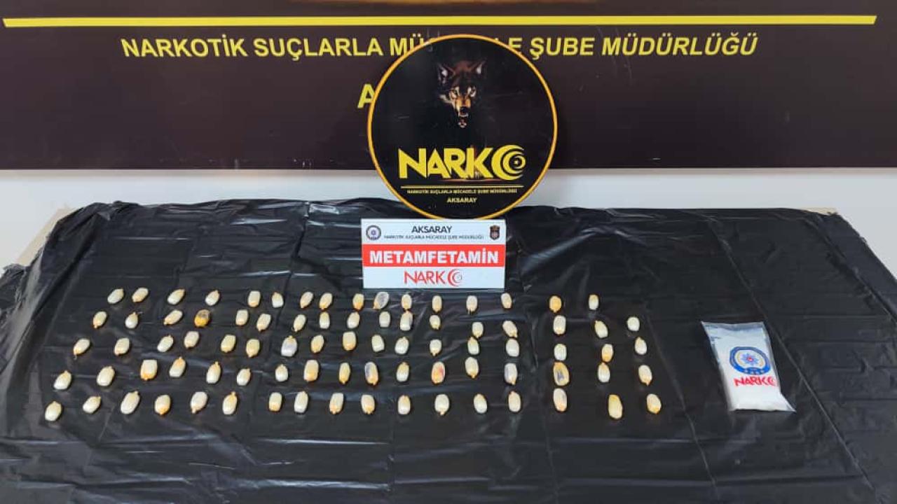 Aksaray’da bir kişinin Midesinde 433 Gram Uyuşturucu madde Yakalandı