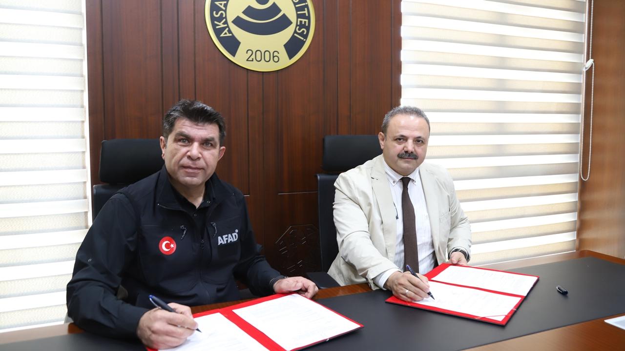 Aksaray Üniversitesi ve AFAD arasında Obruk Duyarlılığı
