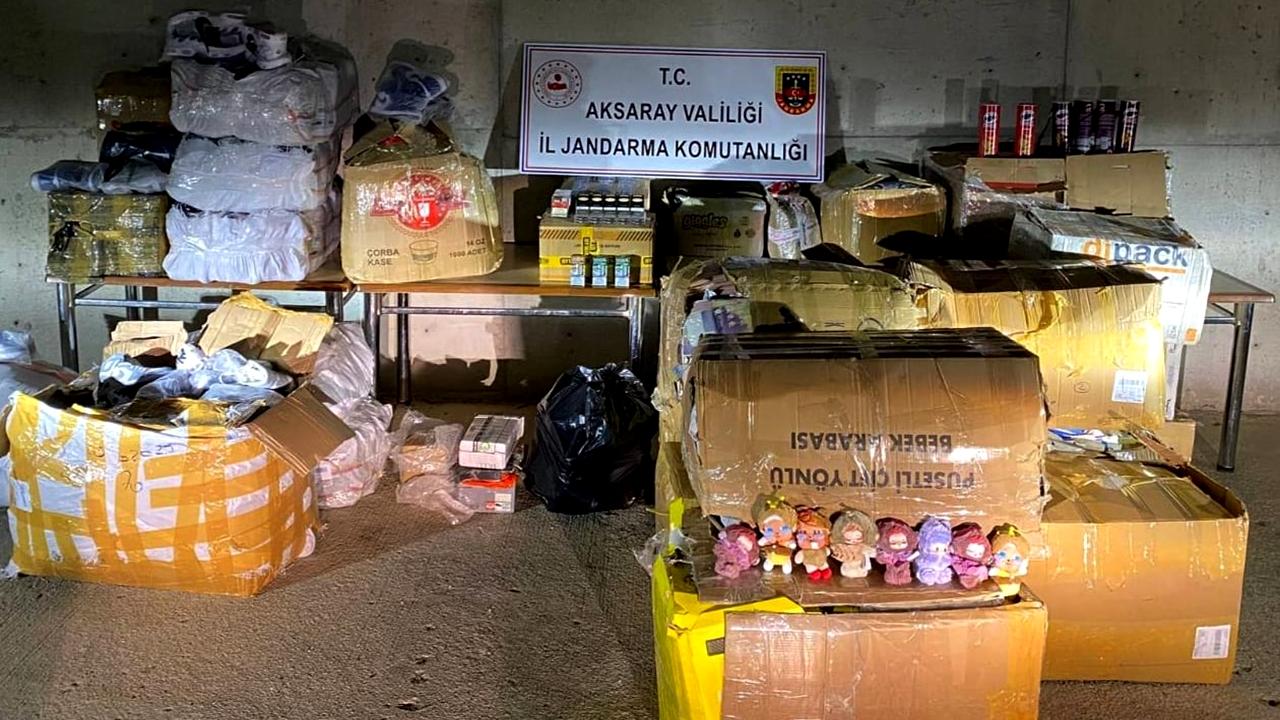 Aksaray’da 3 Milyon TL Değerinde Kaçak Ürün Ele Geçirildi