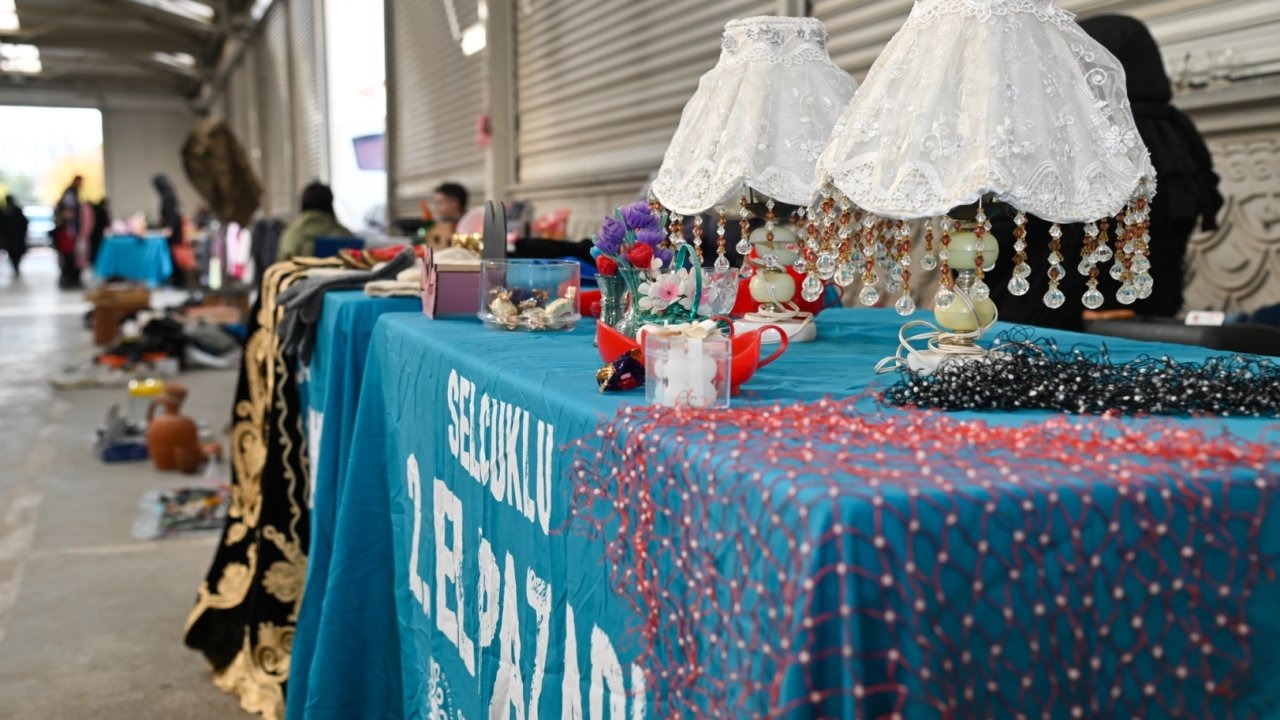 Konya Selçuklu’da 2. El Pazarı&#039;na yoğun ilgi