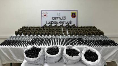 Konya'da dev operasyon! Çok sayıda Silah Parçası ele geçirildi