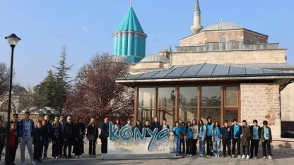 Konya’da öğrenciler tarihi kültürel mekanlarını keşfediyor