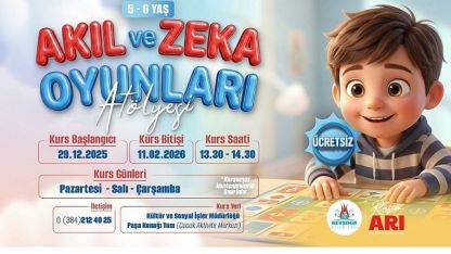 Nevşehir Belediyesi'nden Akıl ve Zekâ Oyunları Atölyesi