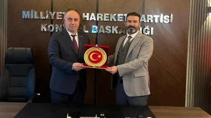 Ticarette Birlik Topluluğu’ndan MHP Konya'ya ziyaret