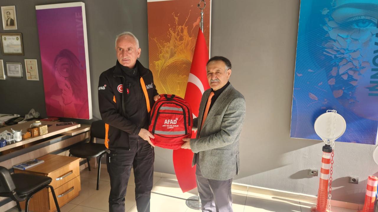 AFAD İl Müdürü Adil Arslan’dan Yeşil Doğa Derneği’ne Ziyaret