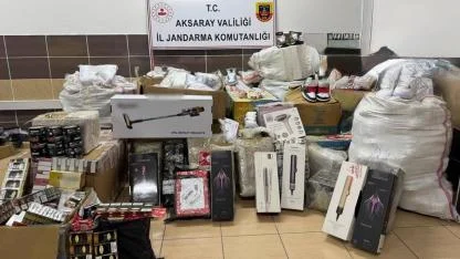 Ağaçören Gişelerinde Kaçakçılık Operasyonu: 2,5 Milyon TL’lik Kaçak Ürün Ele Geçirildi