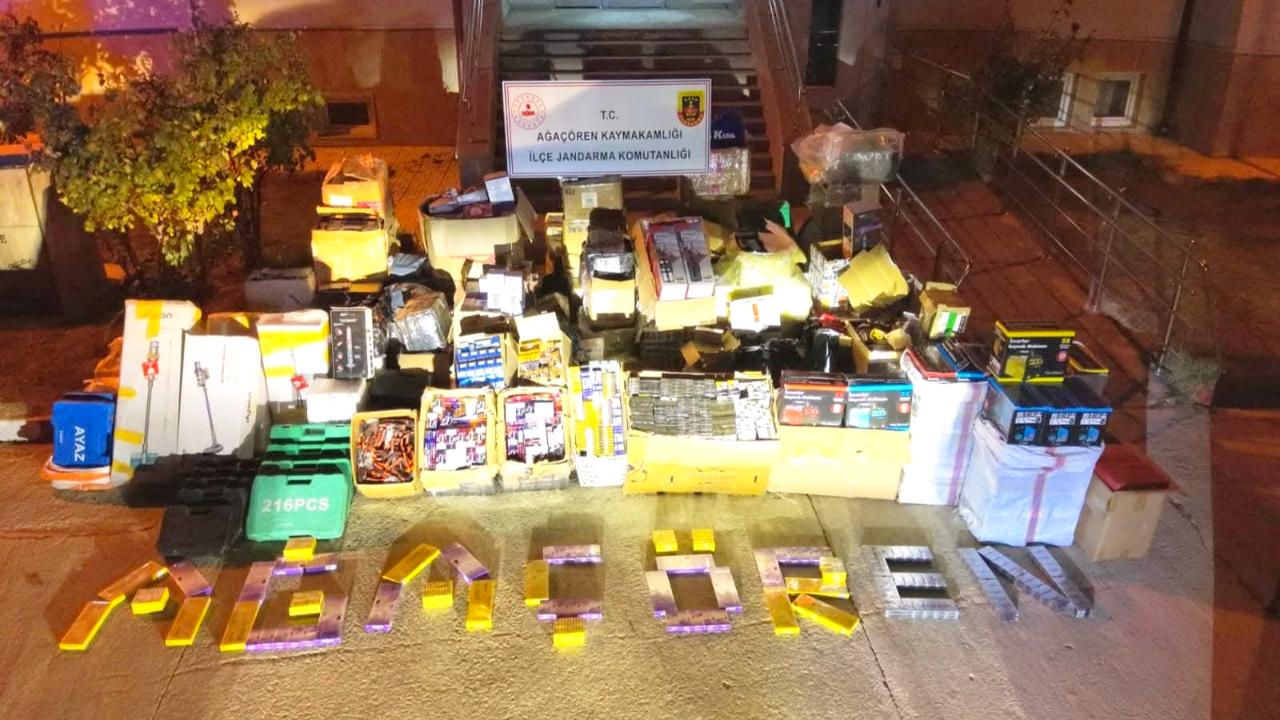 Ağaçören Jandarmadan Kaçakçılara Geçit Yok: 7 Milyon TL’lik Operasyon