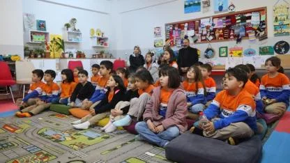 Aksaray Belediyesi, Timur Sarrafoğlu İlkokulu’nda Su Tasarrufu Bilgilendirmesi Yaptı