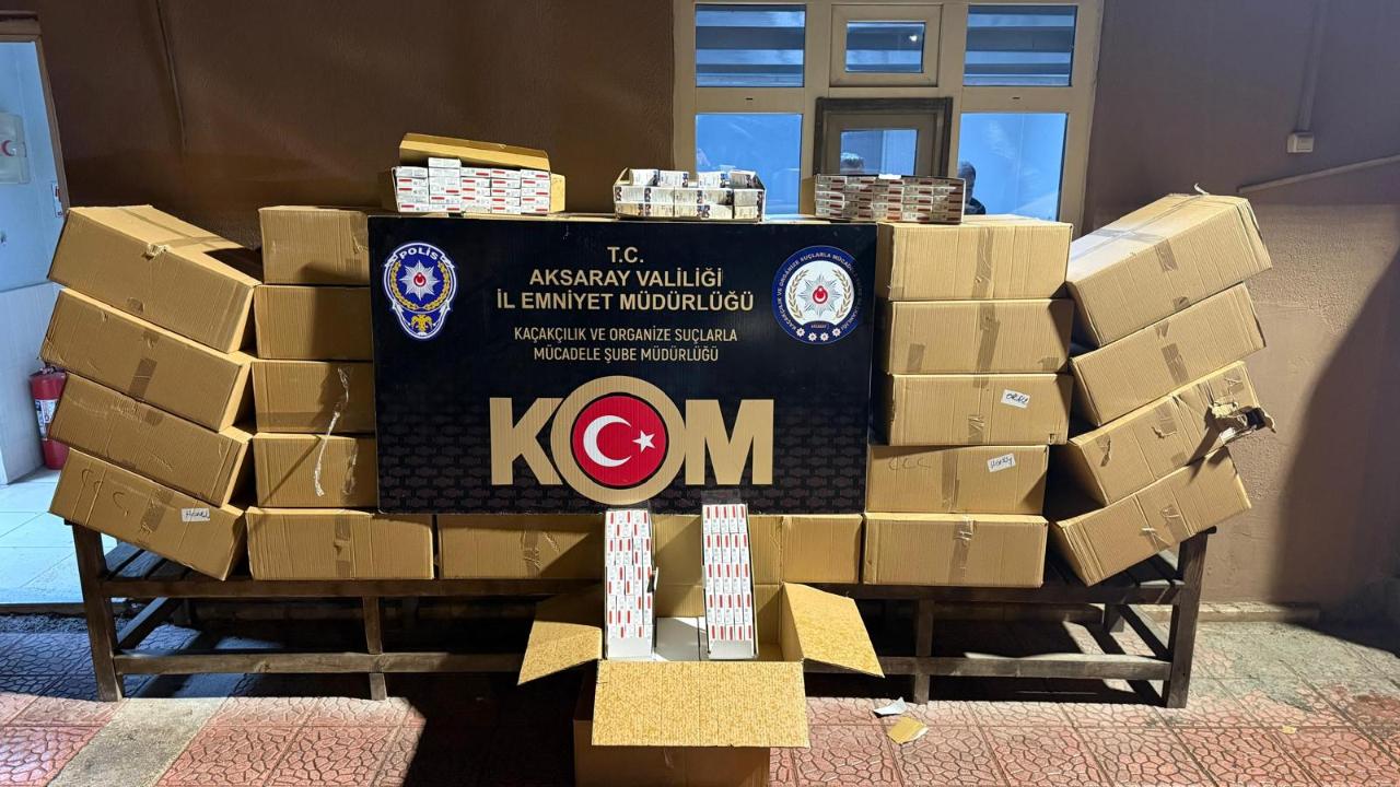 Aksaray’da kaçakçılık operasyonu: 5 milyon TL’lik ürün ele geçirildi, 4 aranan şahıs yakalandı